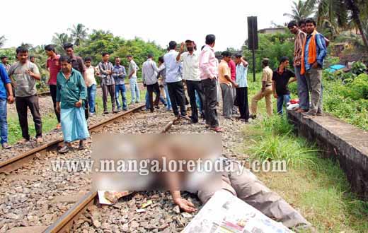 Suicide on railway track
